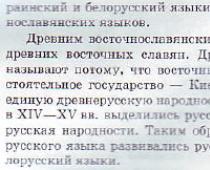 Русский язык в семье славянских народов Понятие о русском языке